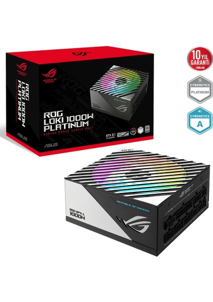 Rog Lokı SFX-L 1000w 80+ Platinum ATX 3.1 PCIe 5.1 Güç Kaynağı 10 Yıl Garanti