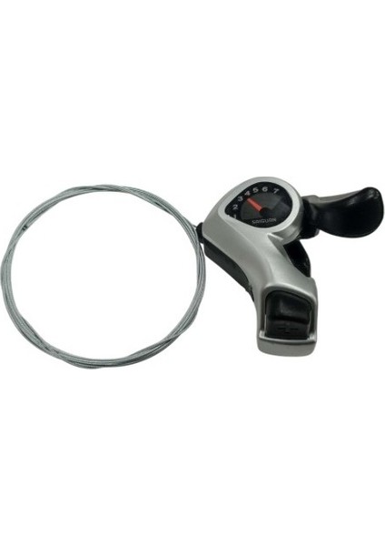 Sağ Vites Kolu 7 Vitesli - 7'li Bisiklet Arka Vites Aktarıcı Kolu - Vites Teli Dahil modelleri