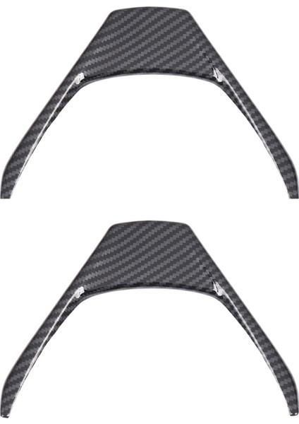 Toyota Rav4 Için 2x Karbon Fiber Direksiyon Simidi Kapağı Iç Direksiyon Çerçevesi Döşeme Rav4 2014-2018 (Yurt Dışından)