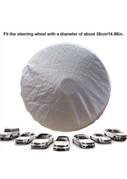 3x Araba Direksiyon Simidi Güneşlik Yan Pencere Gölgesi Gümüş Kaplı Kumaş Direksiyon Simidi Kapağı Güneş Koruyucu Yalıtım (Yurt Dışından) modelleri