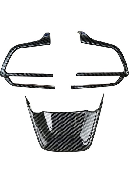 3pcs Karbon Fiber Renk Direksiyon Simidi Kapağı Trim Toyota Highlander Için Uygun 2020 2021 2022 Sienna 2021-2022 (Yurt Dışından)