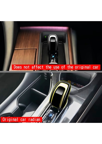 Araç Dişli Vites Kolu Düğmeleri Kapak Etiketleri Dişli Vites Değiştirme Tonu Için Toyota Taç 2024 Araba Aksesuarları Parlak Siyah (Yurt Dışından) modelleri