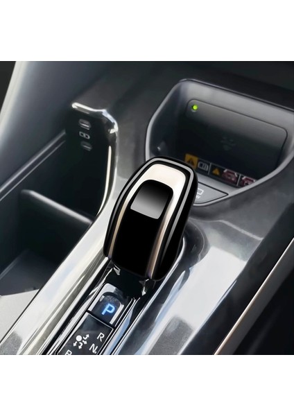 Araç Dişli Vites Kolu Düğmeleri Kapak Etiketleri Dişli Vites Değiştirme Tonu Için Toyota Taç 2024 Araba Aksesuarları Parlak Siyah (Yurt Dışından) fırsatları
