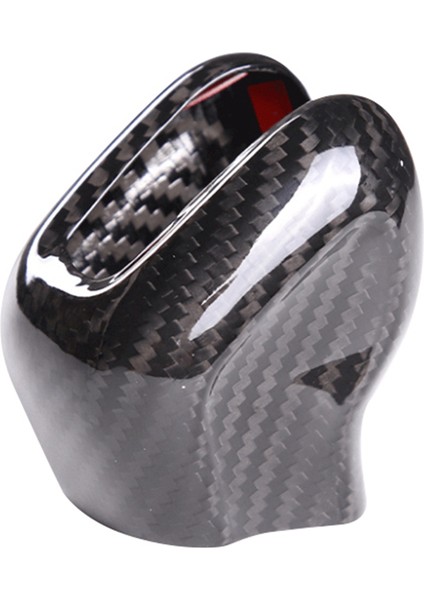 Volvo Için Araba Merkezi Kontrol Dişbesi Düğmesi Trim Kapağı XC60 XC90 S90 V90 S60 V60 2015-2020 Vardiya Kafa Karbon Fiber Sticker A (Yurt Dışından)