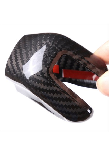 Volvo Için Araba Merkezi Kontrol Dişbesi Düğmesi Trim Kapağı XC60 XC90 S90 V90 S60 V60 2015-2020 Vardiya Kafa Karbon Fiber Sticker A (Yurt Dışından) fırsatları