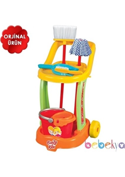 Candy & Ken Temızlık Arabası Eğlenceli Tasarım ile Çocuklar İçin Temizlik Oyun Seti fiyatları