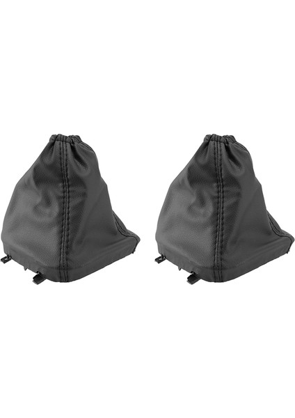 2x Araba Dişli Gaiter Önyükleme Kapağı Vardiya Düğmesi Gait Gait Boot Teçhizatı Vites Sopa Çubuğu Önyükleme Ford Transit Mk7 (Yurt Dışından)