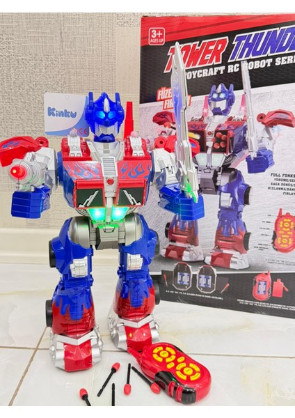 Uzaktan Kumandalı Dev Boy Optimus Prime Bumblebee Transformer Mermi ve Disk Atan Oyuncak Robotlar modelleri