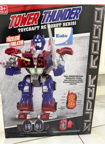Uzaktan Kumandalı Dev Boy Optimus Prime Bumblebee Transformer Mermi ve Disk Atan Oyuncak Robotlar