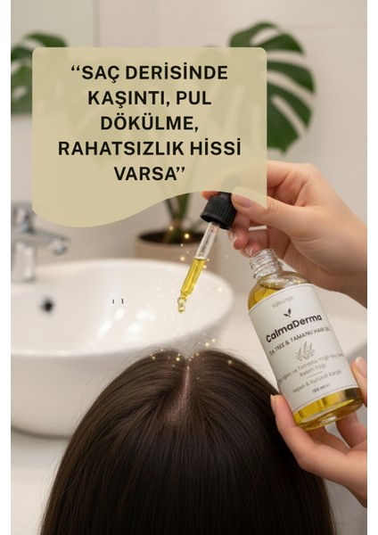 CalmaDerma Kepek & Ferahlık 100 ml - Çay Ağacı & Tamanu Saç Bakım Yağı fiyatları