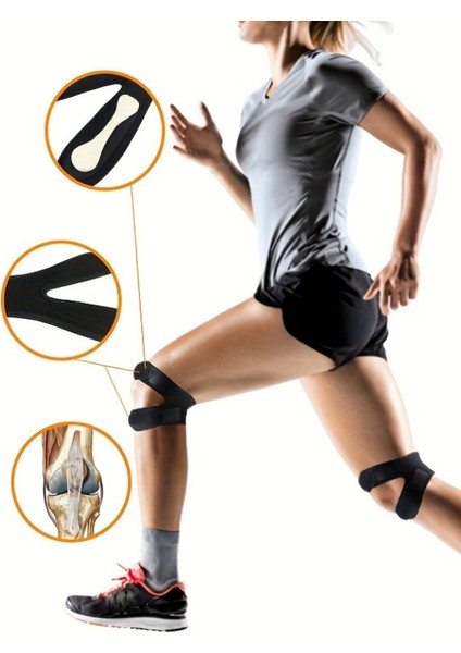 Patella Destekli Medikal Diz Korsesi Çapraz Bağ Menisküs Ağrısı Için Sporcu Dizlik indirimleri