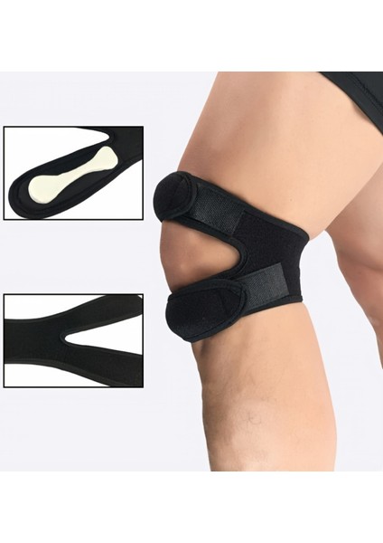 Patella Destekli Medikal Diz Korsesi Çapraz Bağ Menisküs Ağrısı Için Sporcu Dizlik