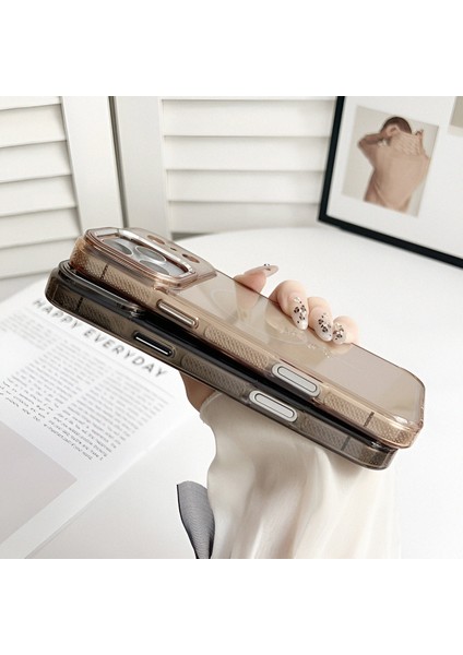 iPhone 17 Promax Magsafe Özellikli Şeffaf Metal Tuşlu Metal Kamera Korumalı Premium Kılıf indirimleri