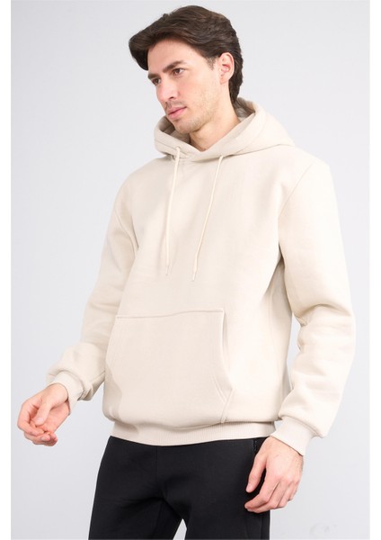 Çetinkaya Mentality 3035 3 Ip Kapşonlu Vizon Sweatshirt fiyatları