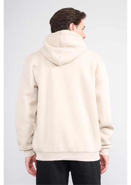 Çetinkaya Mentality 3035 3 Ip Kapşonlu Vizon Sweatshirt indirimleri