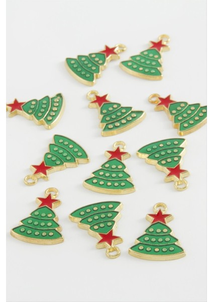 Yılbaşı Ağacı Mineli Kolye Ucu 1 Adet