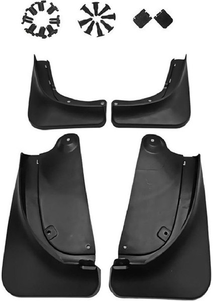 Tesla Model Y 2021-2023 Çamur Kanatları Için Araba Çamurlar Sıçrama Muhafızları Ön Arka Çamurluk Koruyucu (Yurt Dışından)
