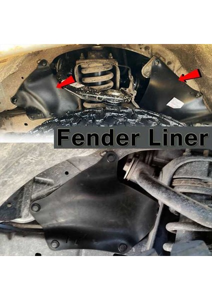 1 Set Yeni Araba Çamurluk Conta Contası Koruyucu 53735-35150 53736-35150 53886-35020 Toyota Prado Için (Yurt Dışından) indirimleri