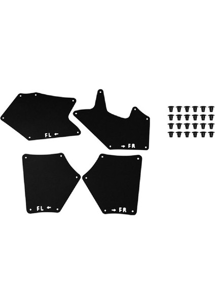 Toyota Tundra Için Araba Çamurlukları 2008-2021 Çamurluk Çamur Guard Flep Splash Fleps Mudflaps Aksesuarlar (Yurt Dışından)