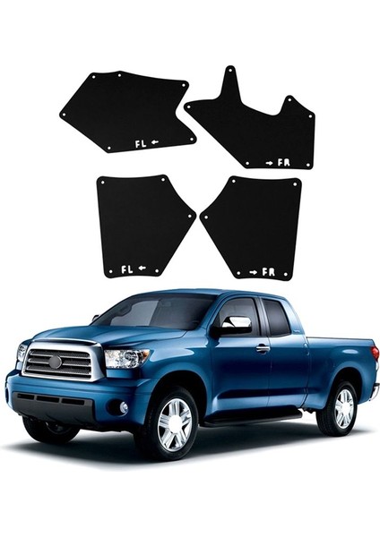 Toyota Tundra Için Araba Çamurlukları 2008-2021 Çamurluk Çamur Guard Flep Splash Fleps Mudflaps Aksesuarlar (Yurt Dışından) modelleri