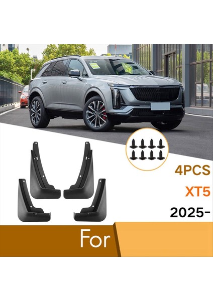 Cadillac Için Araba Çamurlukları Xt5 2025 Ön Arka Çamur Fleps Korumaları Sıçrama Çamurluk Araba Dış Parçaları (Yurt Dışından) modelleri