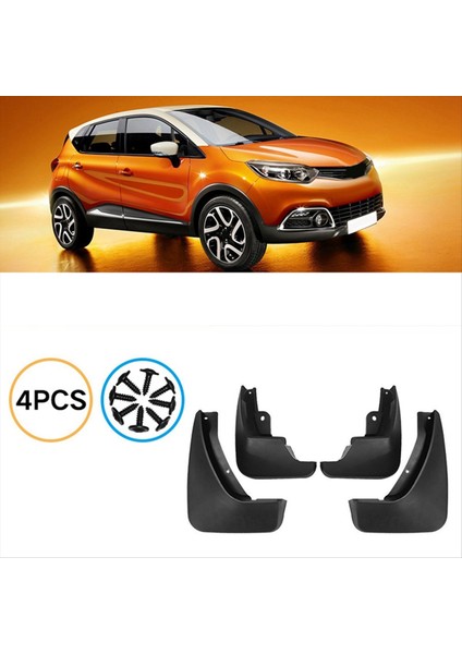 4pcs Araba Çamurlu Çamur Fleps Renault Için Captur 2013-2019 Için Çamur Koruyucusu Çamurluk (Yurt Dışından) indirimleri