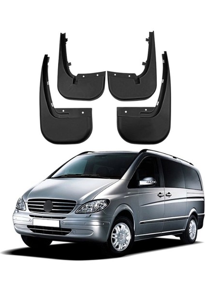 Mercedes Için Mudflap Benz Viano Vito 2005-2011 Çamurluk Çamur Fleps Guard Splash Flep Mudguard Aksesuarları (Yurt Dışından) fırsatları