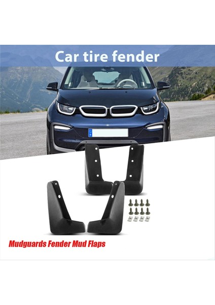 4pcs Araba Mudguards Bmw Için Çamur Çamur Fleps I3 2014-2020 Hatchback Ön Arka Sıçrama Korumaları Mudflaps (Yurt Dışından) fırsatları