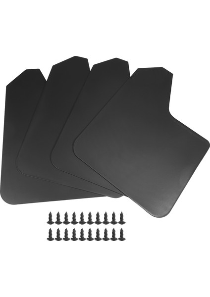 4pcs Araba Toplama Kamyonu Için Evrensel Çamur Fleps Çamurlu Çamurluklar Vida ile Sıçrama Korumaları (Yurt Dışından)