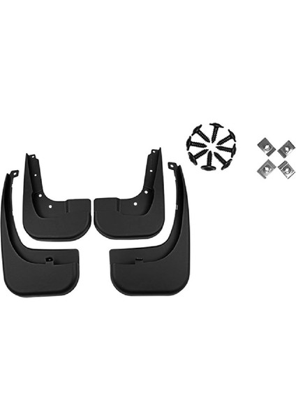 Mercedes Benz V Class Sports Extended Edition 2016-2020 Yan Eteklerle Çamurluk Çamur Flaps Guard Splash Flep Mudguard (Yurt Dışından)