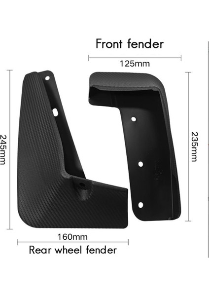Araba Çamur Kanatları Çamurluk Çamur Koruyucusu Flep Flap Flaps Aksesuarları Bmw I3 2014-2021 (Yurt Dışından) modelleri