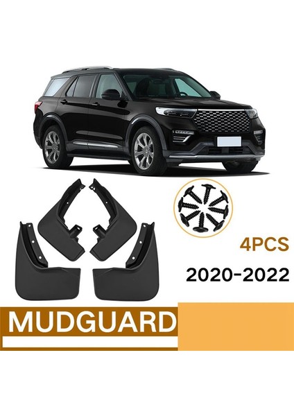 Ford Explorer Için Araba Çamurlukları 2020-2022 Çamurluk Çamur Koruma Flep Splash Flaps Çamur Varlık Aksesuarları (Yurt Dışından) indirimleri