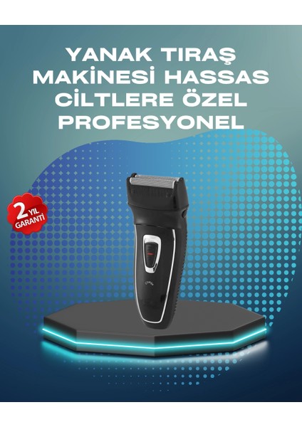 Kablosuz Kuru Tıraş Makinesi Folyo Başlıklı
