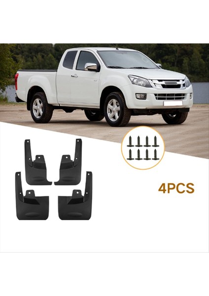Isuzu Da-Max 2 Kapı Için Araba Çamur Fleps 2010-2019 Çamurluk Çamur Guard Flep Splash Flaps Aksesuarları (Yurt Dışından) indirimleri