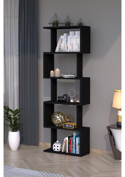 Zero Dekoratif Kitaplık Siyah modelleri