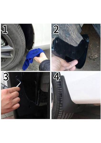 Volkswagen Teramonts Atlas Için Araba Çamurlukları 2017-2020 Çamurluk Çamur Koruma Flep Splash Flaps Mudflape Aksesuarları (Yurt Dışından) modelleri