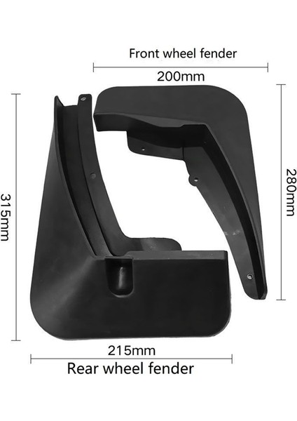 Volkswagen Teramonts Atlas Için Araba Çamurlukları 2017-2020 Çamurluk Çamur Koruma Flep Splash Flaps Mudflape Aksesuarları (Yurt Dışından) indirimleri