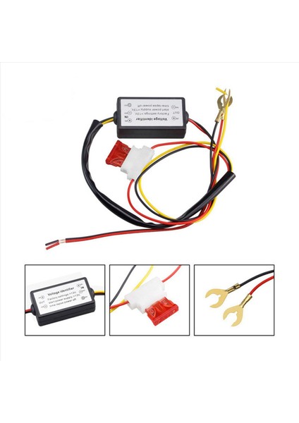 2x Araba LED Gündüz Koşu Işıkları Denetleyicisi Röle Kabuğu Dimmer Dimmer Açık/kapalı 12-18V Sis Lambası Denetleyicisi Drl Denetleyicisi (Yurt Dışından) modelleri