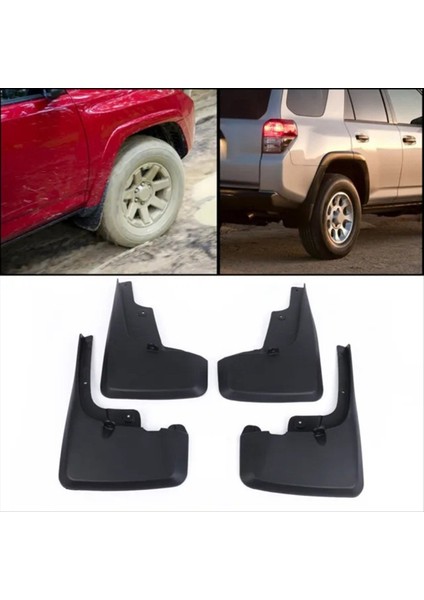 1set Araba Sıçrama Toyota Için Çamur Fleps 4runner 4-Door Sport Fayda 4 0l V6 2010-2023 Lastik Çamurlukları (Yurt Dışından)