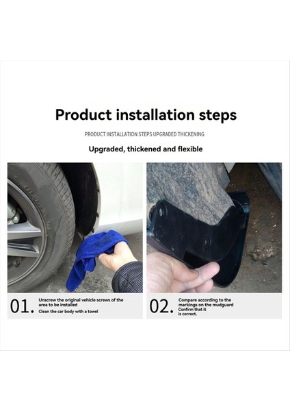 4pcs Araba Çamurluklar Tekerlek Çamur Çamurluk Mercedes Için Vidalı Benz V-Sınıfı V300L 2024- (Yurt Dışından) fırsatları