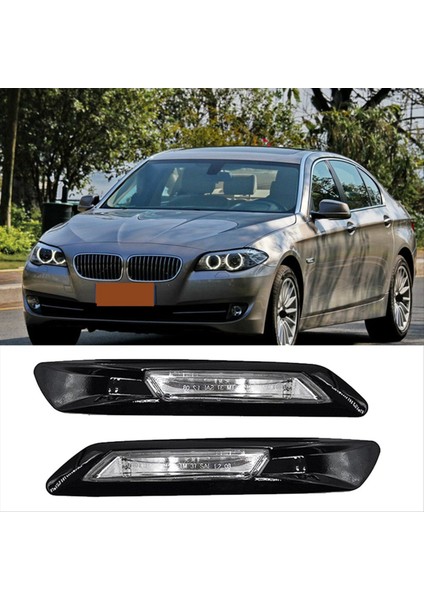 Araba Yan Marker Çamurluk Işığı 63137154169 63137154170 Bmw 5 Serisi F10 F11 F18 2011-2013 Yardımcı Dönüş Sinyal Lambaları (Yurt Dışından) modelleri