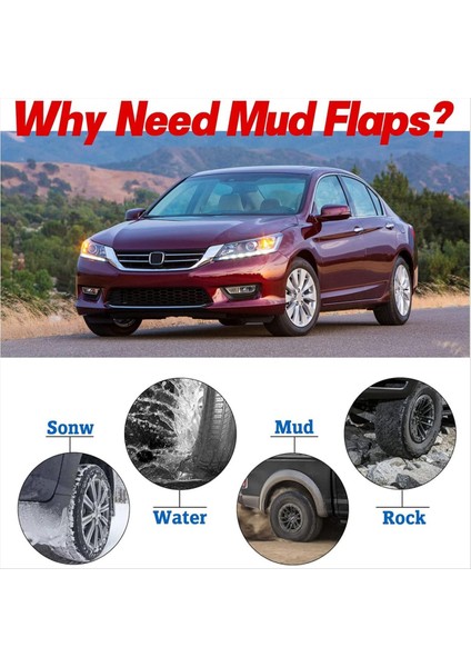 Çamur Kanatları Sıçrama Korumaları Honda Civic 1996-2000 Aksesuarları Için Ön ve Arka Taraf Çamur Korumaları (Yurt Dışından) fırsatları