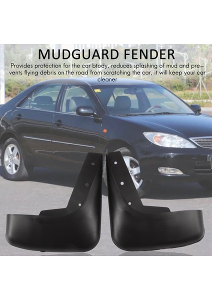 2002-2006 Için Sıçrama Muhafızları Toyota Camry 4pcs Ön Arka Çamur Kanatları Çamurluk Araba Aksesuarları (Yurt Dışından) modelleri