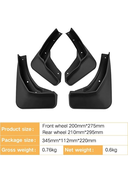 2018-2020 Audi Q5L Q5 Çamurluk Çamur Çamur Flap Guard Sıçrama Araç Aksesuarları (Yurt Dışından) fırsatları