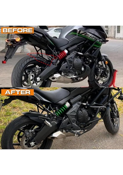 Kawasaki Versys Için Motosiklet Arka Çamurluk Çamurluk Sıçraması Guard 650 KLE650 2007-2024 Aksesuarlar (Yurt Dışından) fırsatları