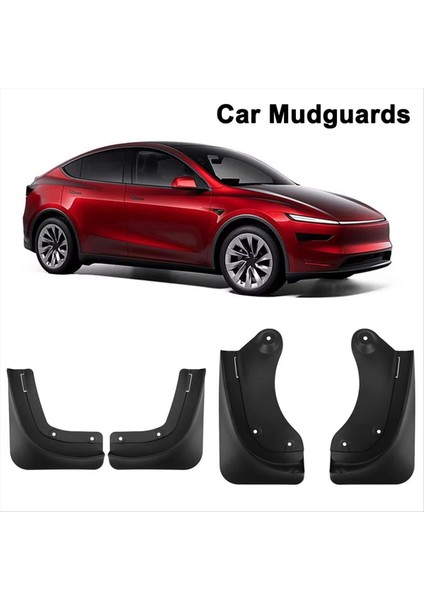Tesla Model Y Juniper 2025 Mudguards Çamur Flaps Sarma Karşıtı Anti-Kum Ön Arka Çamurlu Koruma Aksesuarları (Yurt Dışından) fırsatları
