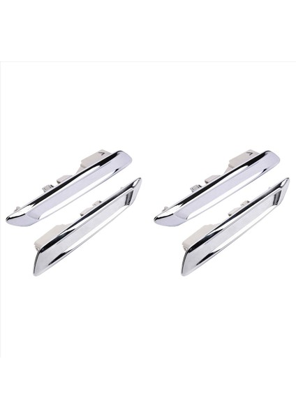4x Araç Ön Sol ve Sağ Krom Çamurluk Trim Kalıp Bmw F10 F11 528I 535I 51137336645 51137336646 (Yurt Dışından)