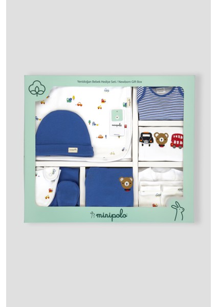 10 Parça Erkek Yenidoğan 0-3 Ay Hastane Çıkışı Hediye Seti modelleri