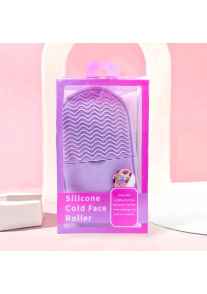Slikon Yüz Buz Masaj Rulosu Yüz Sıkılaştırıcı Ice Face Roller