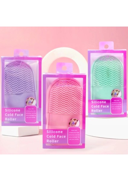 Slikon Yüz Buz Masaj Rulosu Yüz Sıkılaştırıcı Ice Face Roller fiyatları
